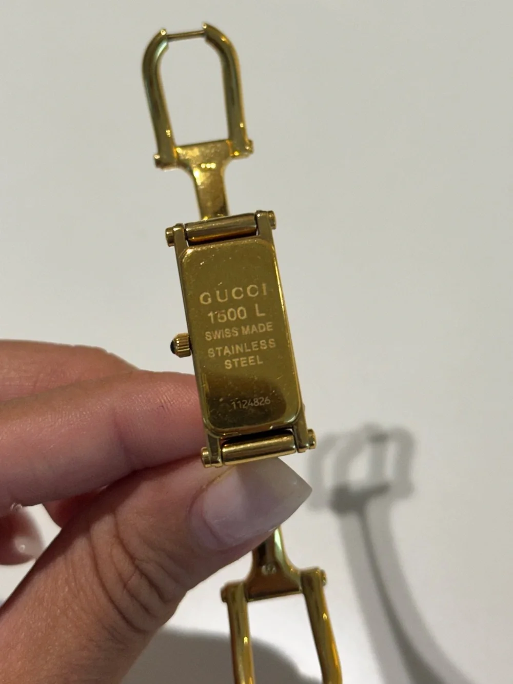 Gucci Vintage Gold Bracelet Bangle Watch